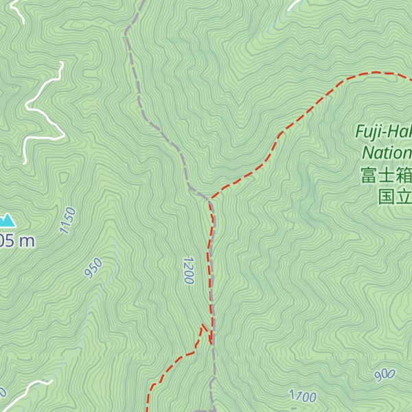 Map of Mt. Chojagatake