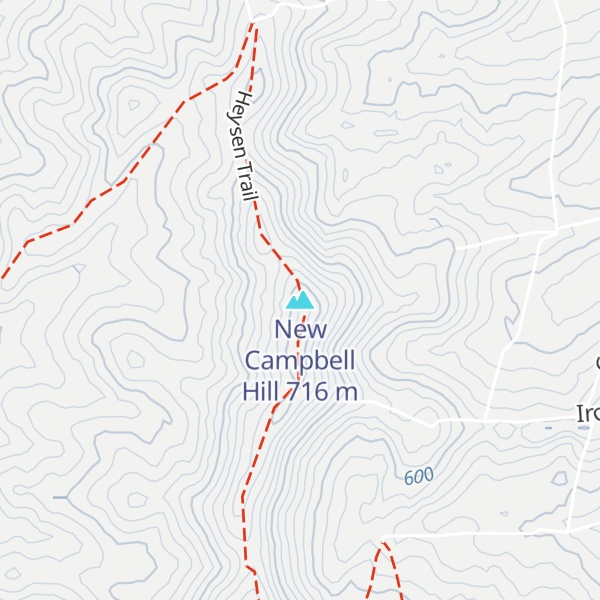 Map of New Campbell Hill