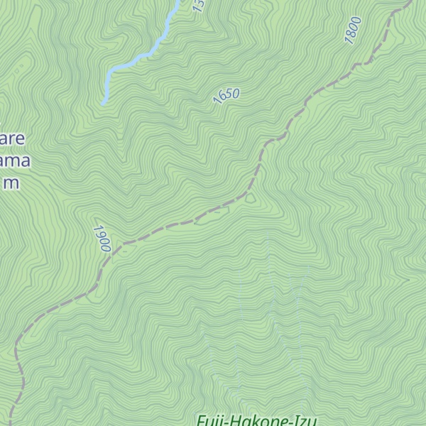 Map of Mt. Kenashi