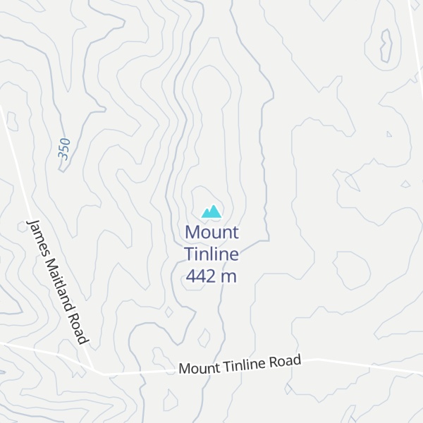 Map of Mount Tinline