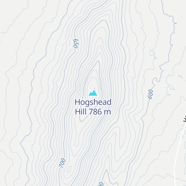 Map of Hogshead Hill