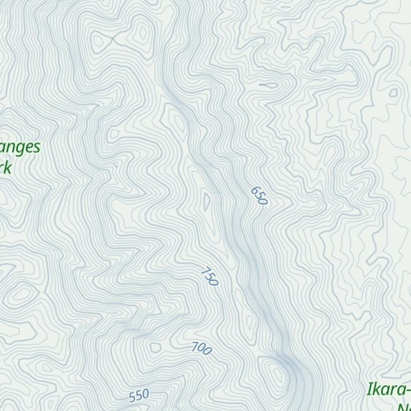 Map of Mount Hayward