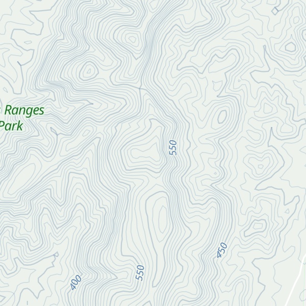 Map of North Heyson Range