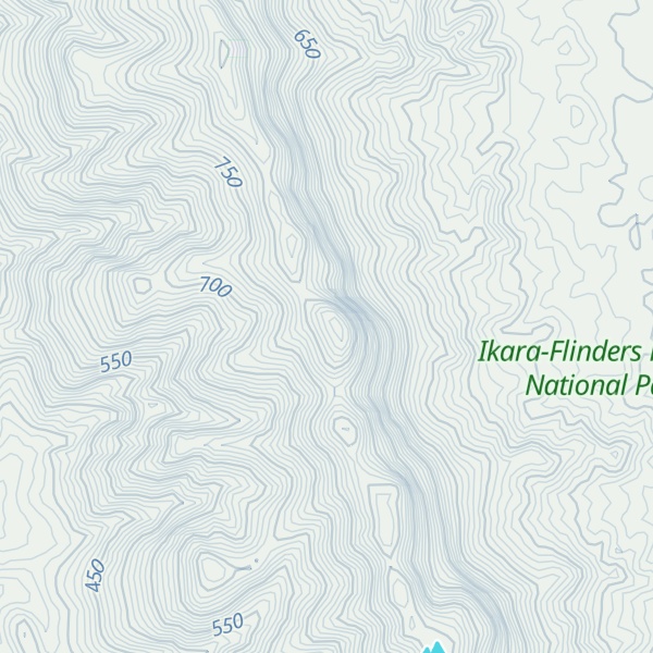 Map of South Mount Hayward