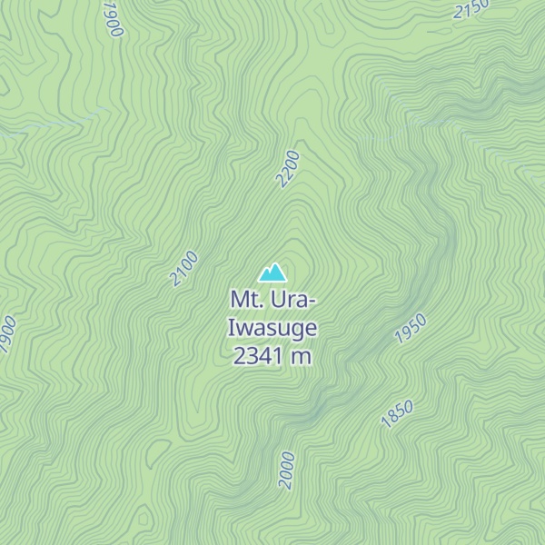 Map of Mt. Ura-Iwasuge