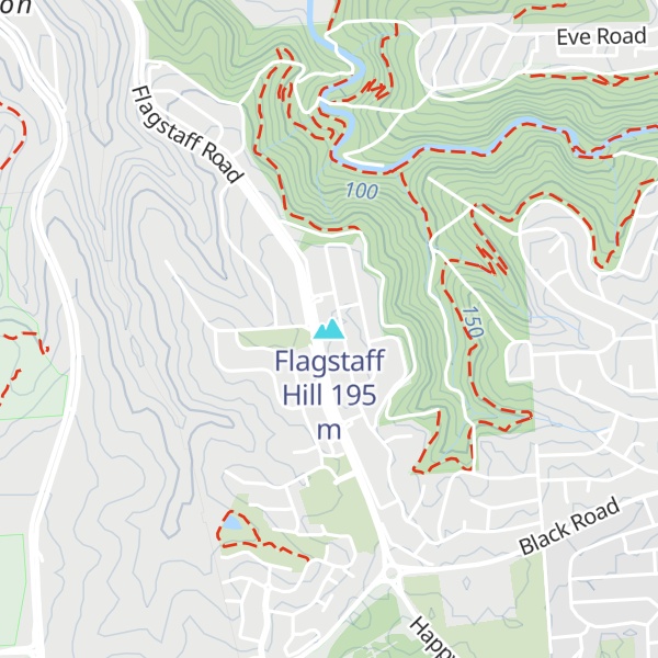 Map of Flagstaff Hill