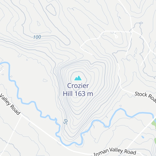 Map of Crozier Hill