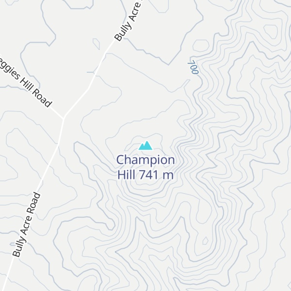 Map of Champion Hill