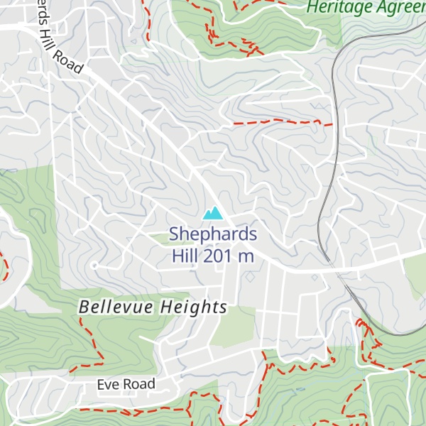Map of Shephards Hill