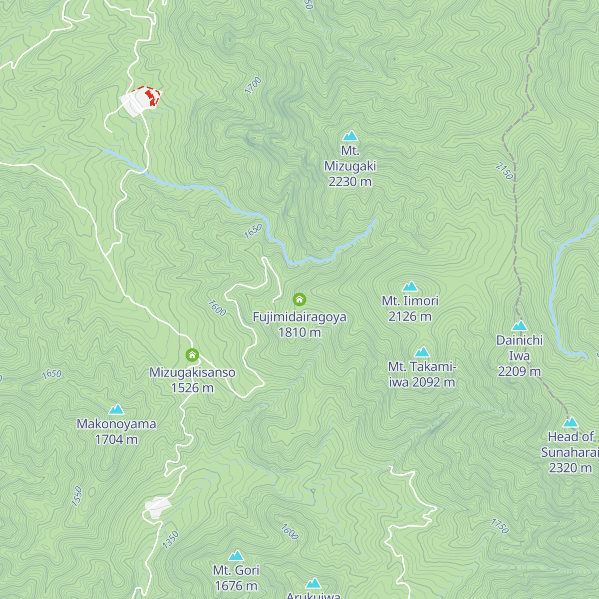 Fujimidairagoya map