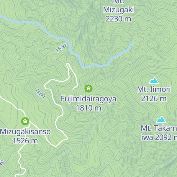 Map of Fujimidairagoya