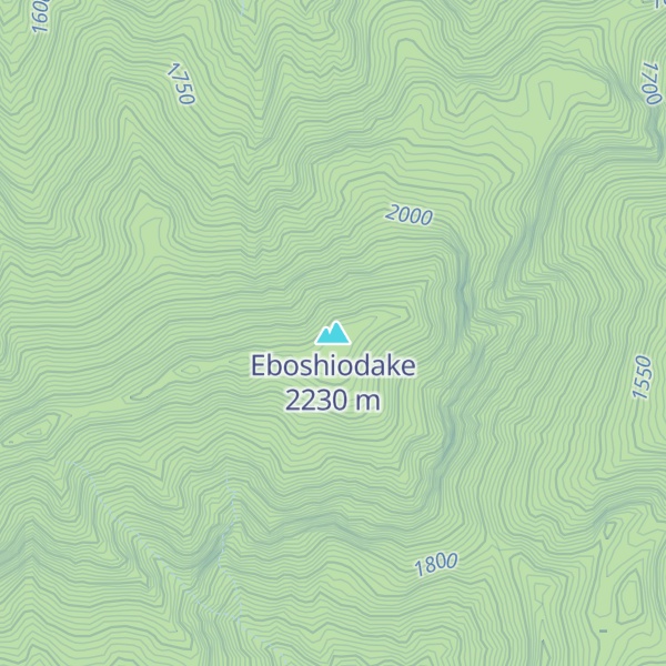 Map of Eboshiodake