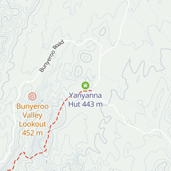 Map of Yanyanna Hut