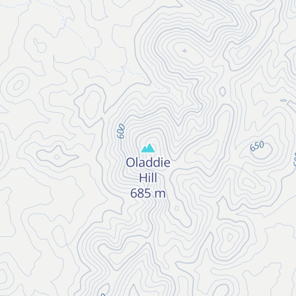 Map of Oladdie Hill