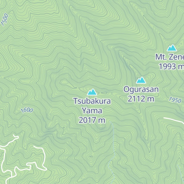 Map of Tsubakura Yama