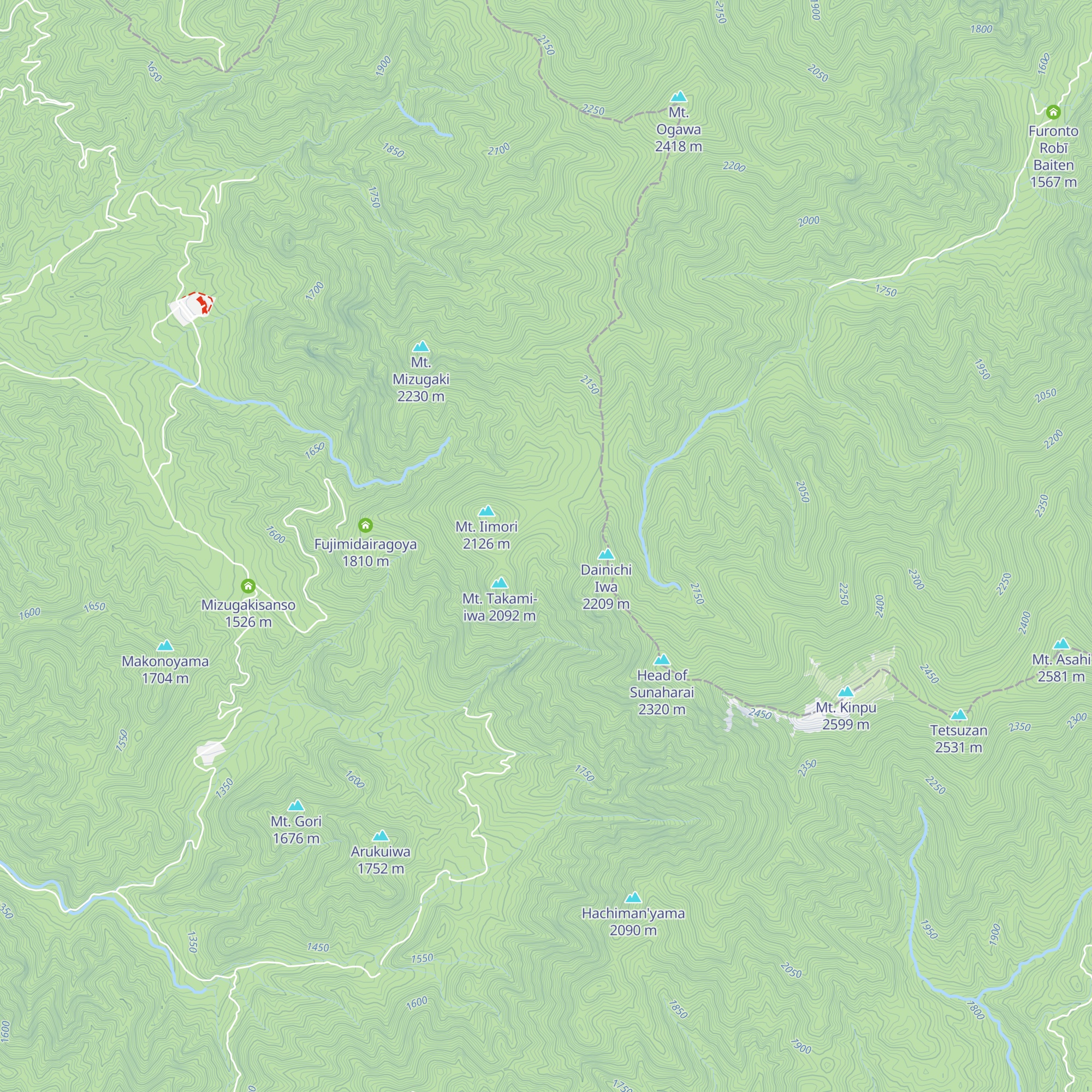Dainichi Koya map