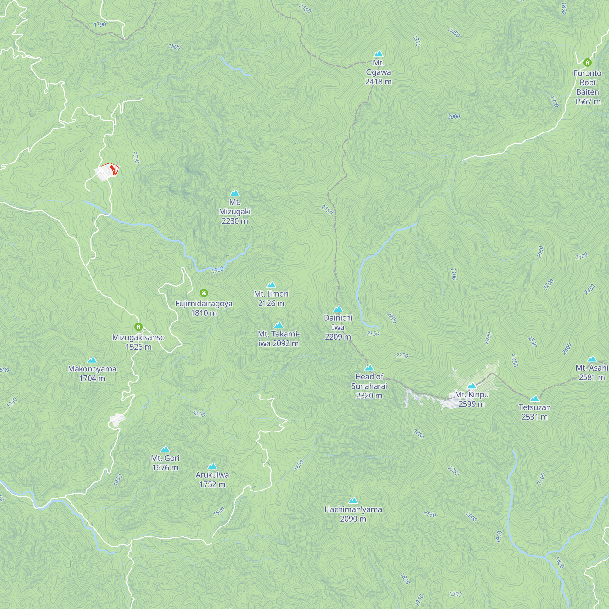 Dainichi Koya map