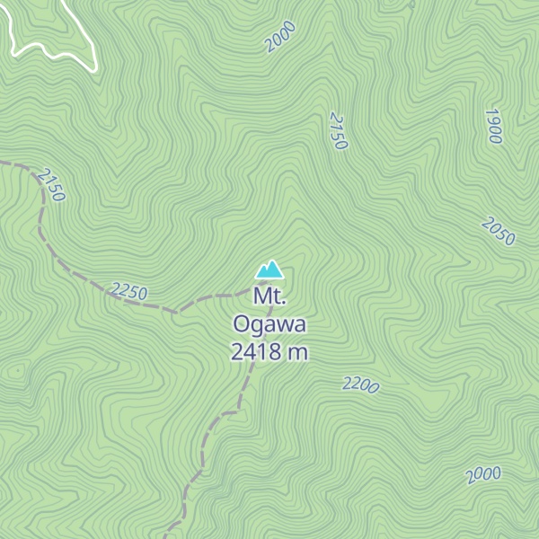 Map of Mt. Ogawa
