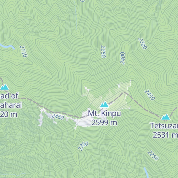 Map of Kinpousankoya