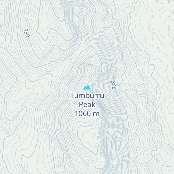 Map of Tumburru Peak