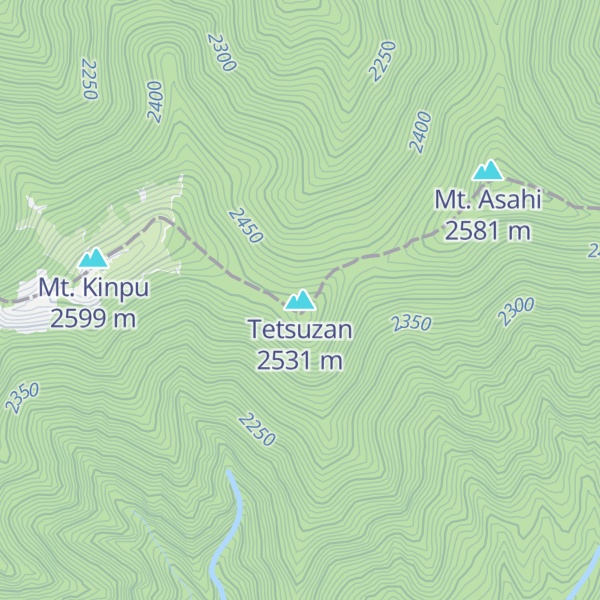 Map of Tetsuzan