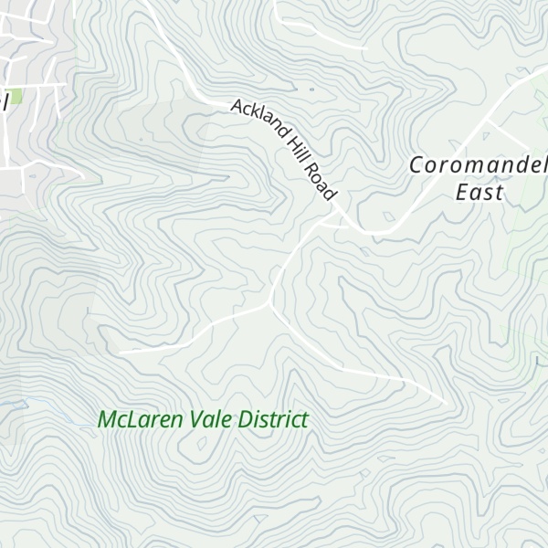 Map of Ackland Hill
