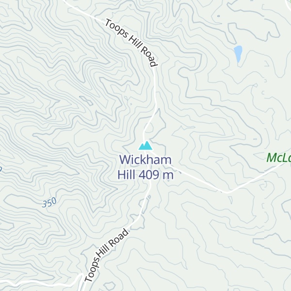 Map of Wickham Hill