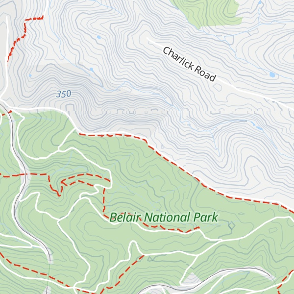 Map of Willa-Willa Ridge