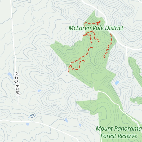 Map of Mount Panorama