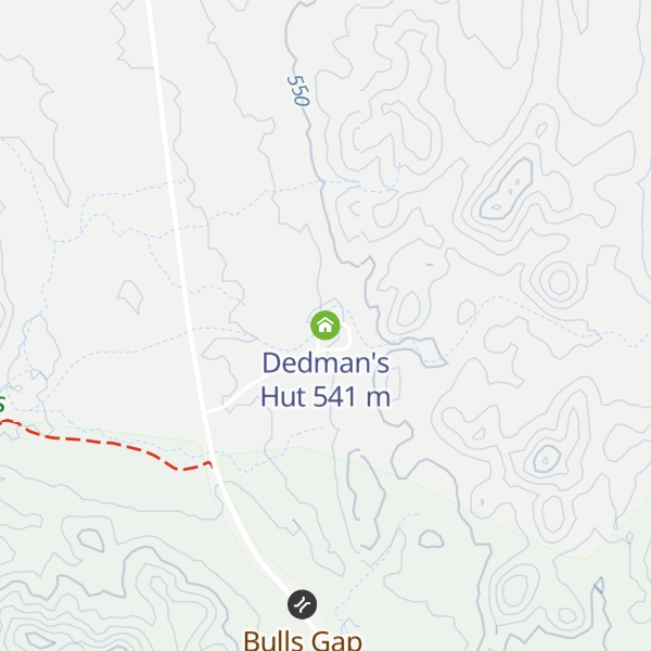 Map of Dedman's Hut