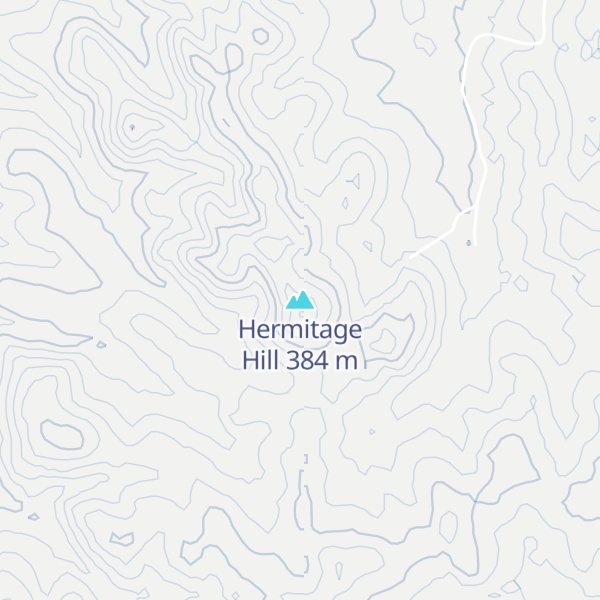 Map of Hermitage Hill