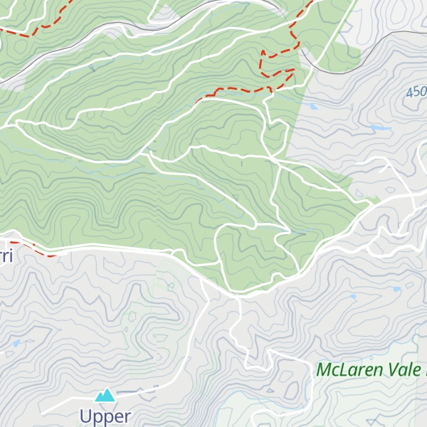 Map of Amphitheatre Rock