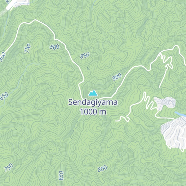 Map of Sendagiyama