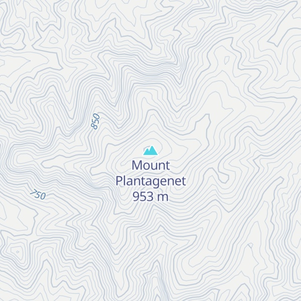 Map of Mount Plantagenet