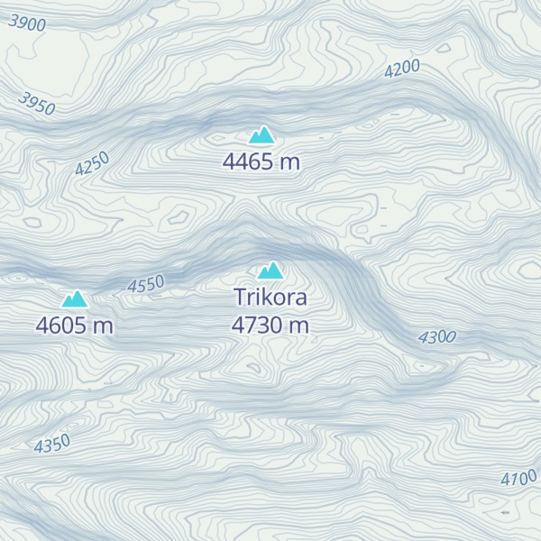 Map of Trikora