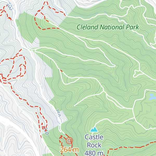 Map of ZigZag Hill
