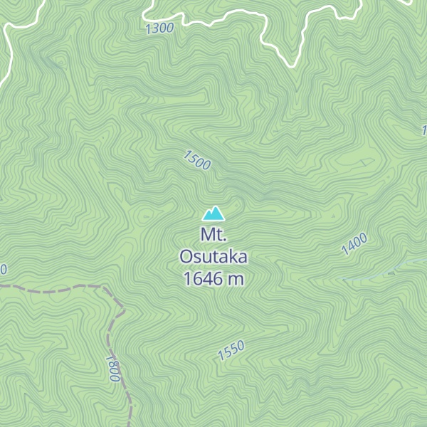Map of Mt. Osutaka