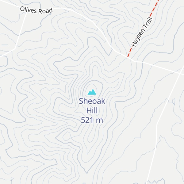Map of Sheoak Hill