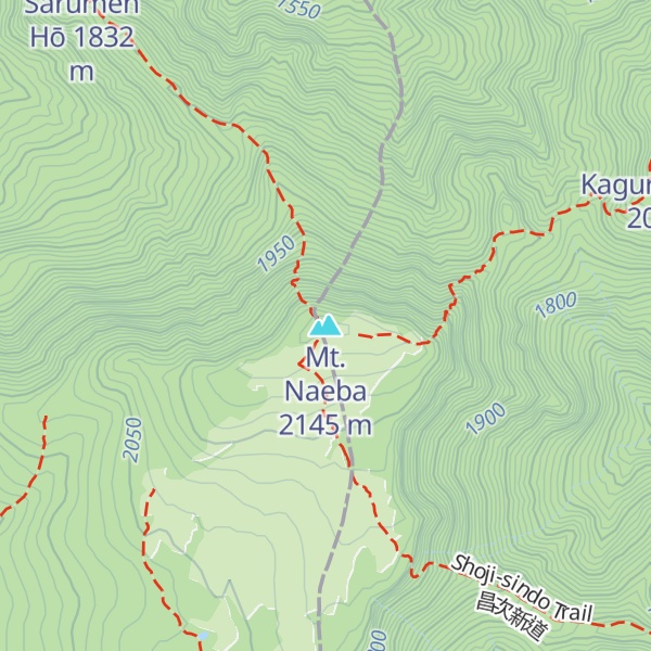 Map of Mt. Naeba