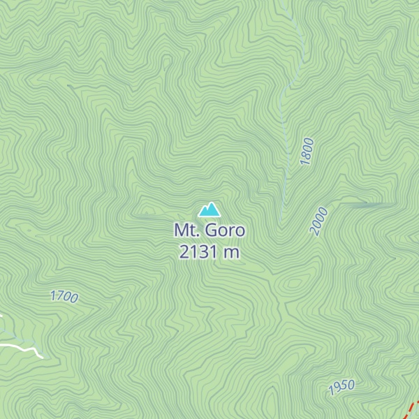 Map of Mt. Goro