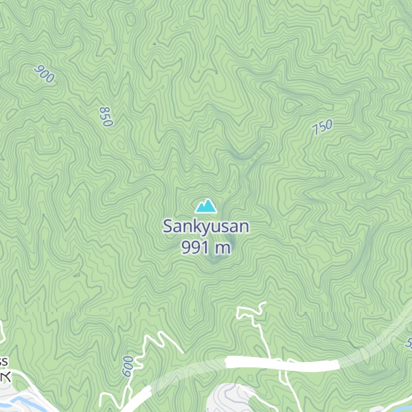 Map of Sankyusan