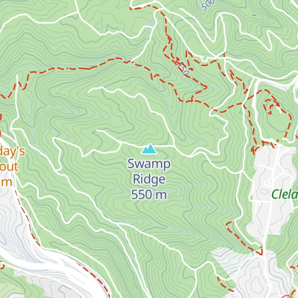 Map of Swamp Ridge