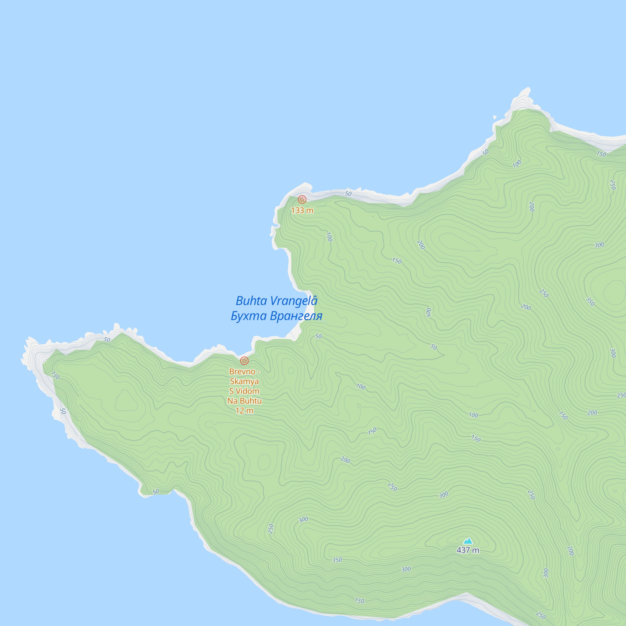 Baza Buhta Vrangelya map