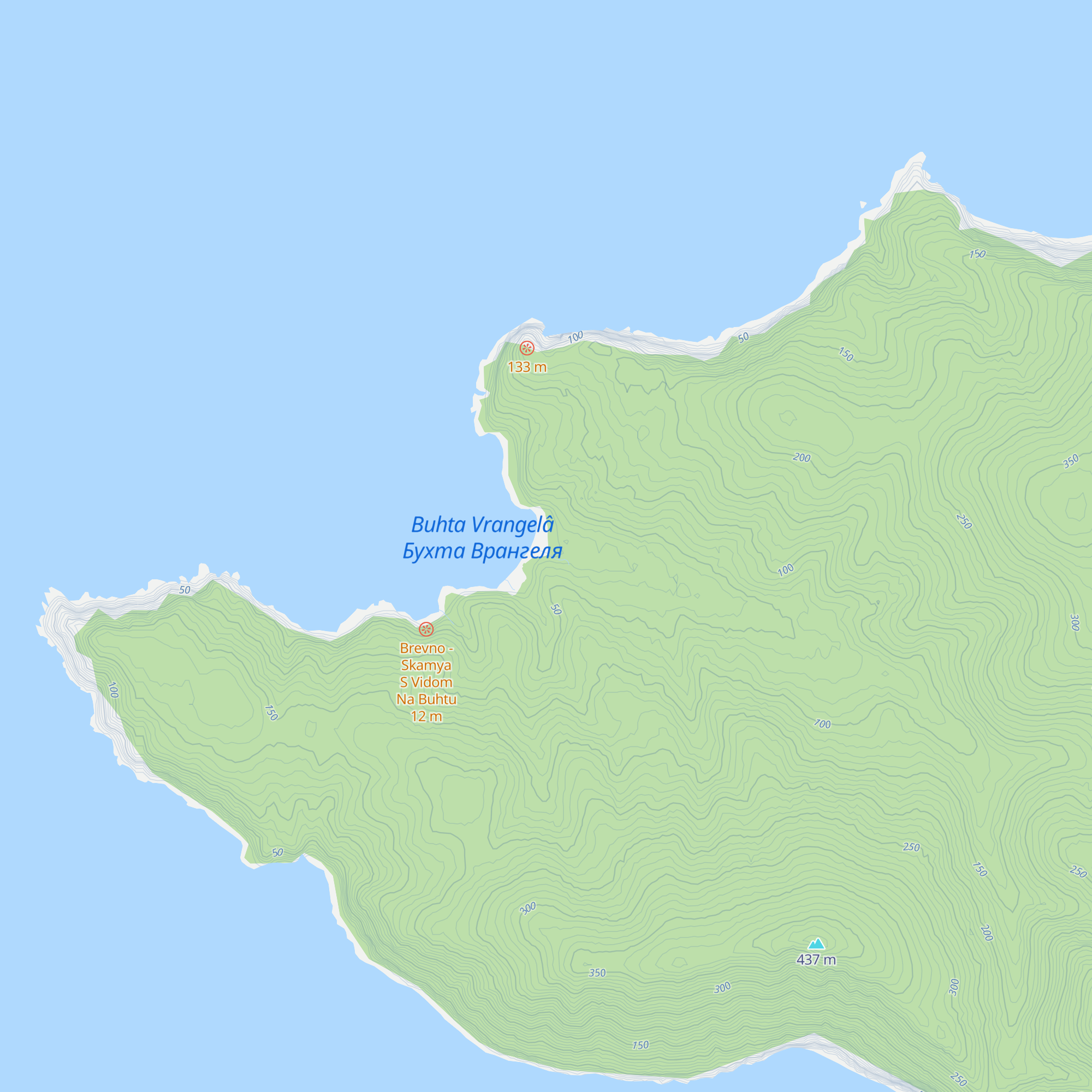 Baza Buhta Vrangelya map