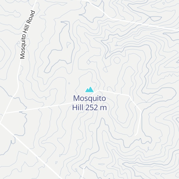 Map of Mosquito Hill