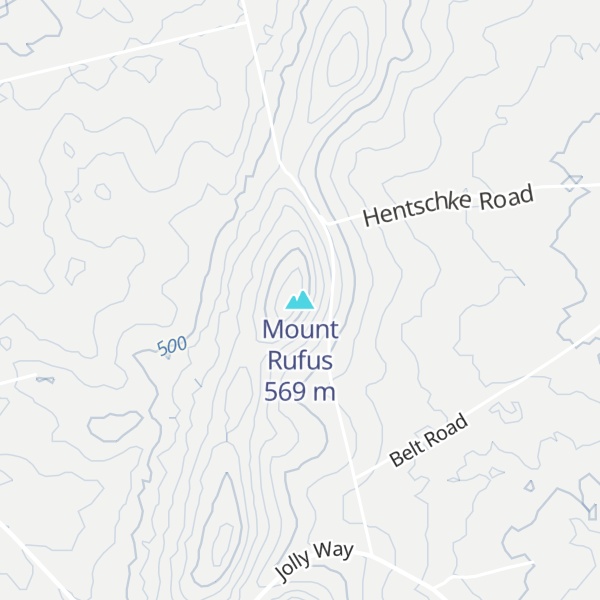 Map of Mount Rufus