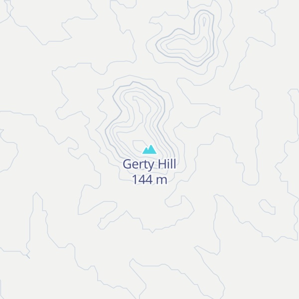 Map of Gerty Hill
