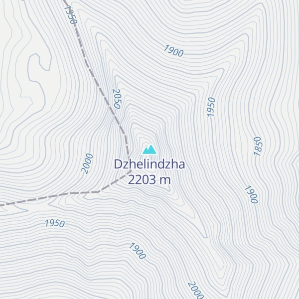 Map of Dzhelindzha