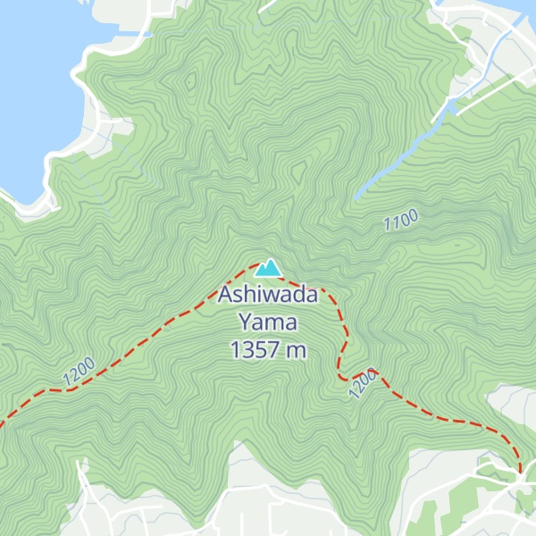 Map of Ashiwada Yama