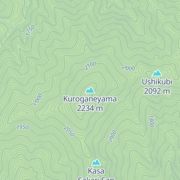 Map of Kuroganeyama